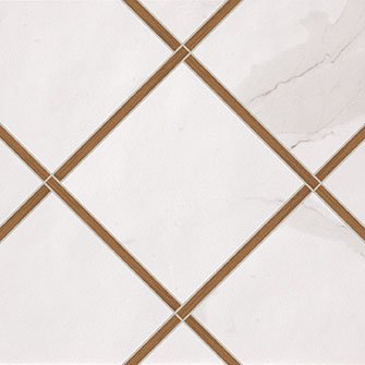 Керамогранит Fap Ceramiche Roma Incroci Calacatta Avana Lux 60x60 см, fLZI