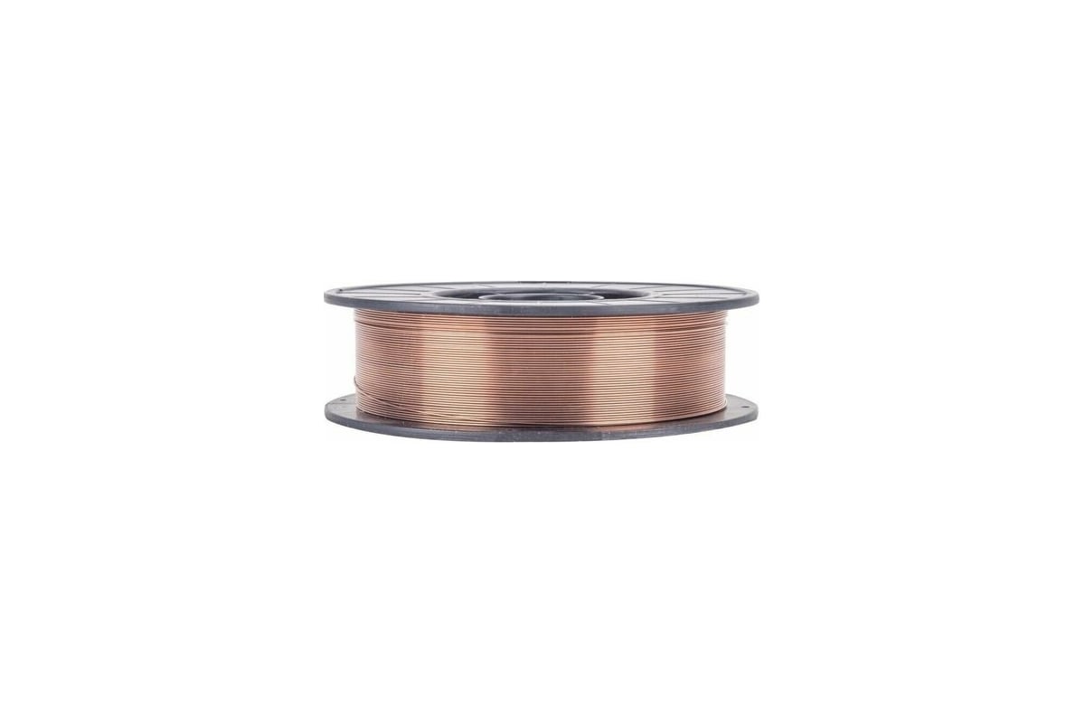 Проволока сварочная омедненная ER70S-6 (СВ08Г2С) 1 мм, катушка D270, 15 кг JULI WELD 822