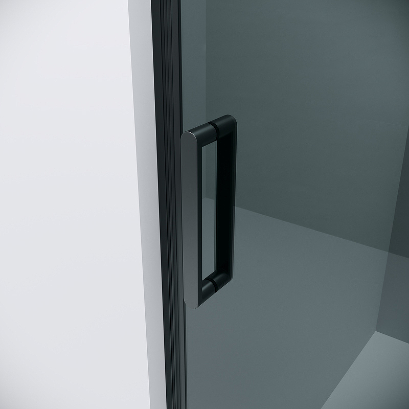 Душевая дверь Grossman Classic 150x195 тонированное, черный матовый 100.K33.04.150.21.10