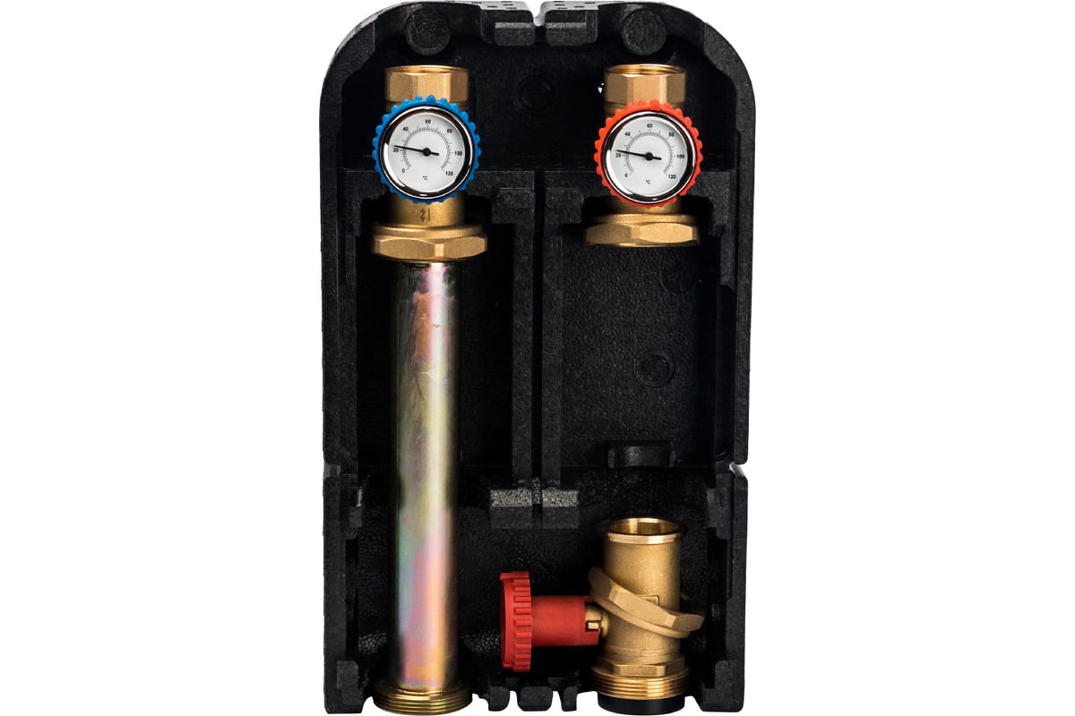 Насосная группа с прямым контуром (1 1/4", без насоса в теплоизоляции, DN 32) STOUT SDG-0001-003201