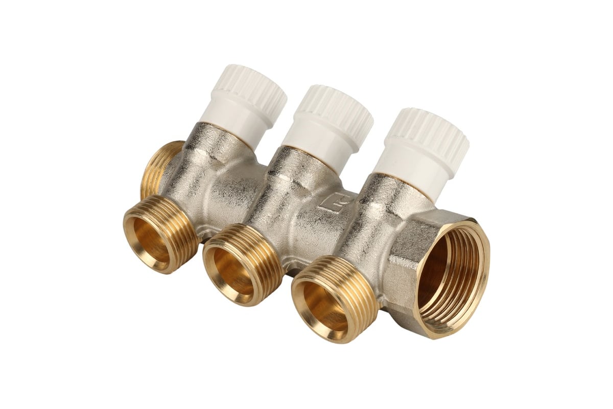 Распределительный коллектор STOUT 1, 3 отвода 3/4ЕК SMB 6851 013403 RG008S37S94CA8