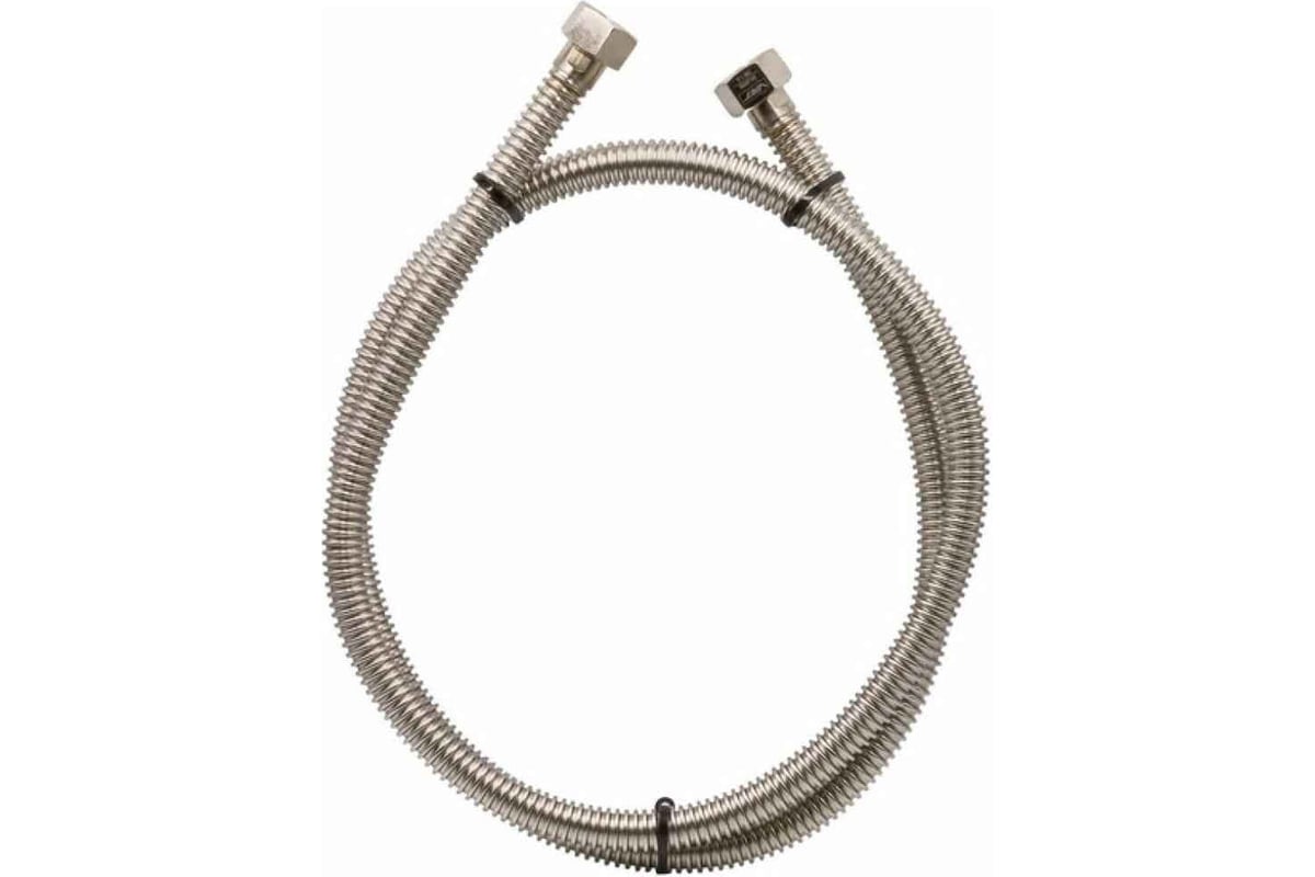 Подводка для газа СТМ ГАЗ сильфонная, 3/4", гайка-гайка, 120 см CGHF3412