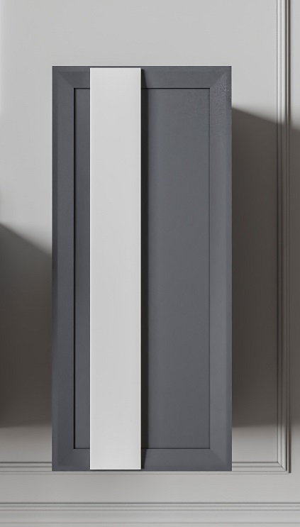 Шкаф навесной Бриклаер Берлин 40x90 см оникс серый 4627125416170