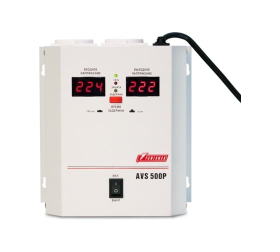 Настенный стабилизатор Powerman 1ф 0,5 кВА AVS 500 6049480