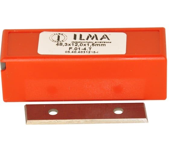 Нож сменный твердосплавный ILMA 48.3x12x1,5 со скосом HW 35º Z=4 NR (упаковка 10шт) 05.40.4831215-I-10