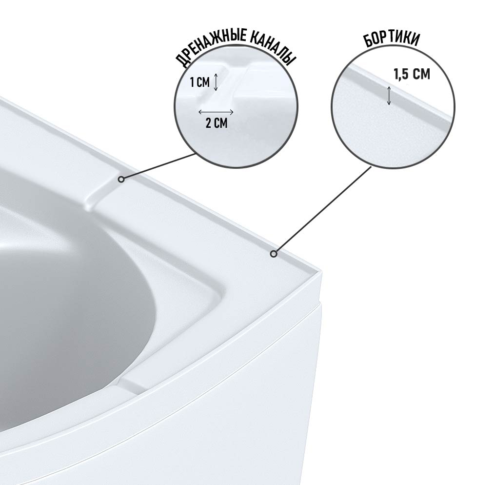 Душевая кабина Niagara Eco E90/13/TN/BK 90x90 стекло тонированное, без крыши и г/м