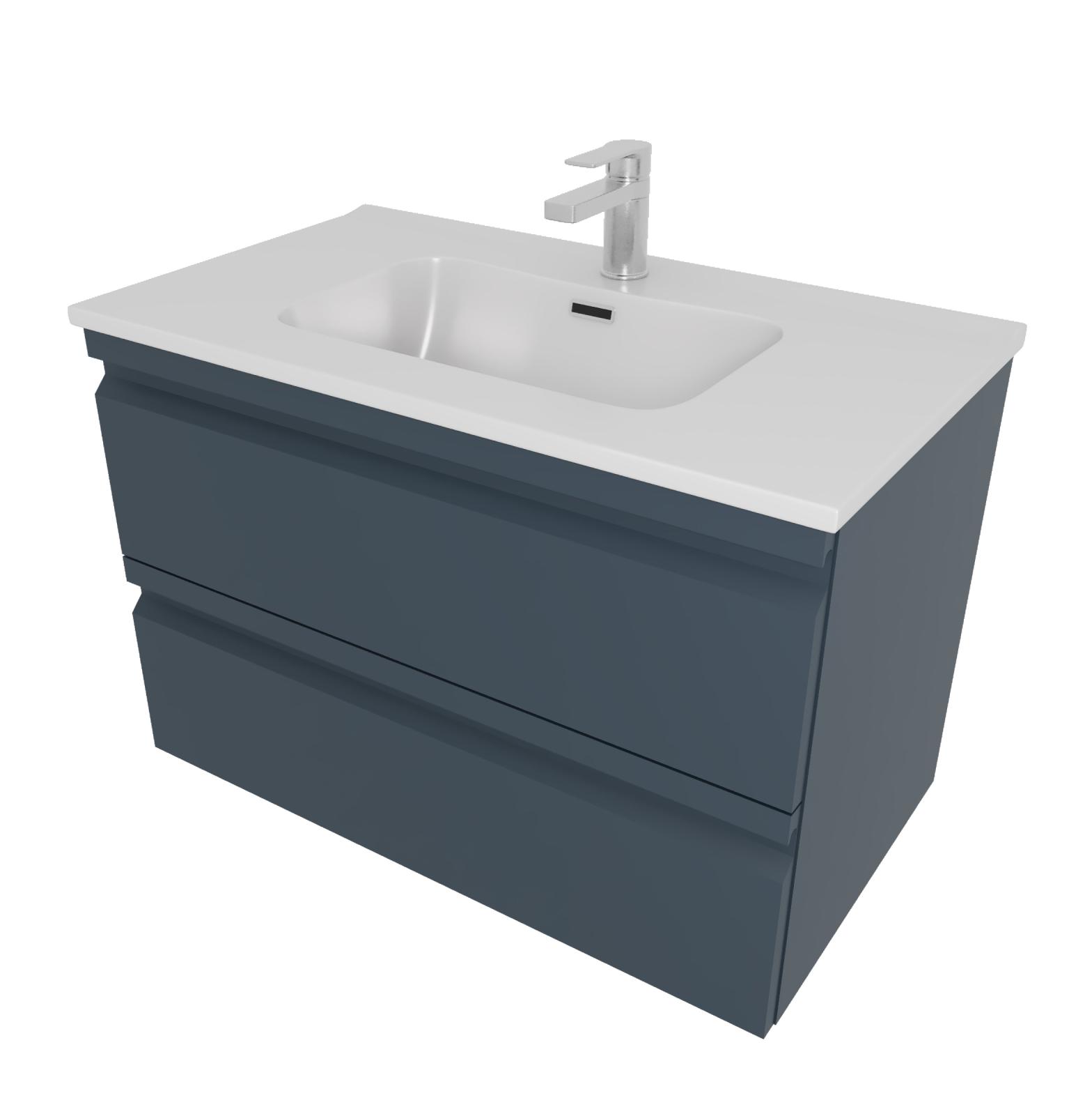 Тумба с раковиной Aquatek Вега 80 см AQ77080