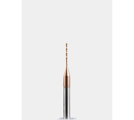 Сверло твердосплавное ц/х РОСИНСТРУМЕНТ 1.0x4х12x62 3D без подачи СОЖ TiSiN 310041262