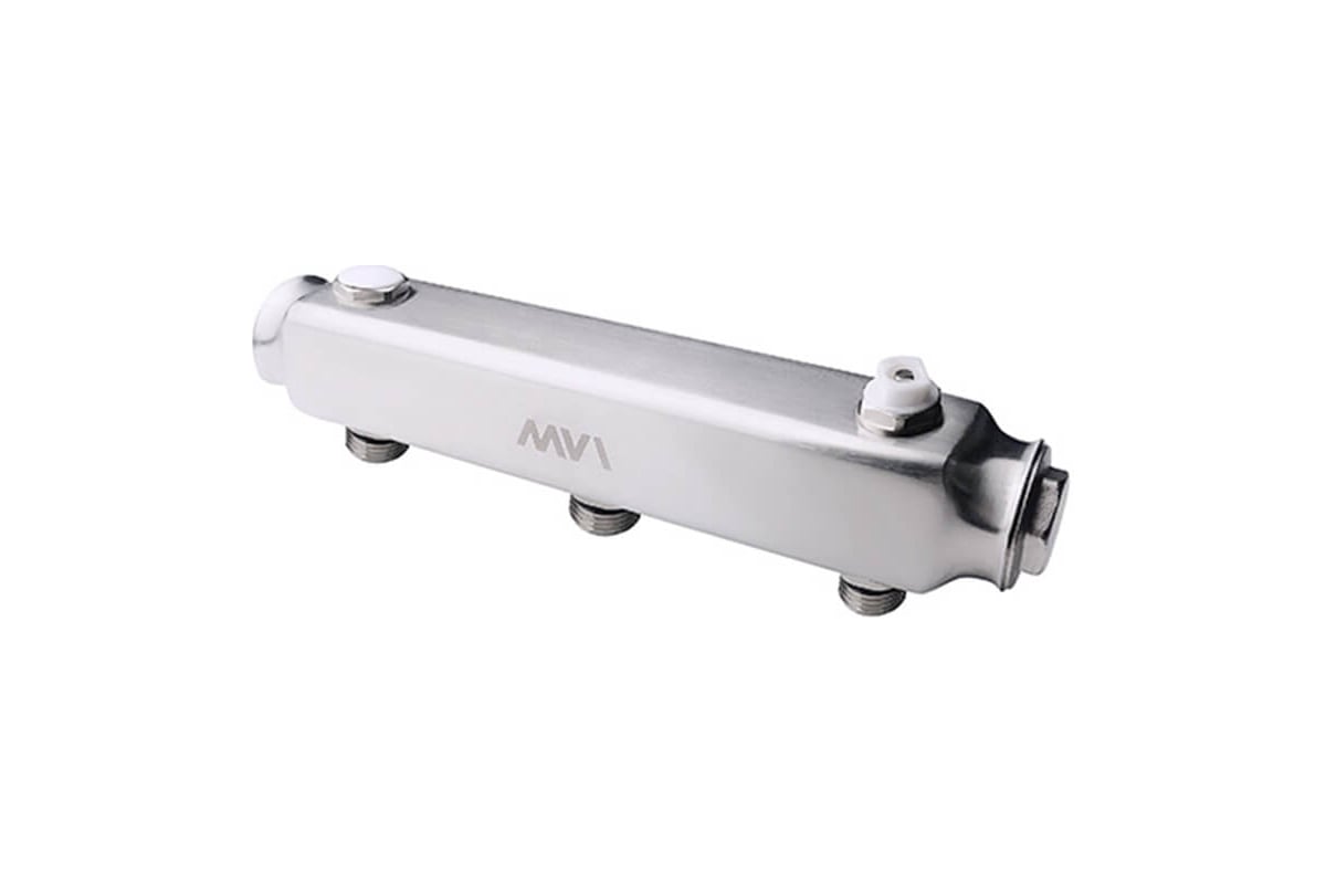 Коллектор MVI из нержавеющей стали, м\ц 100мм, 1 1/4"x1/2", 5 выходов (пара) ML.405.07