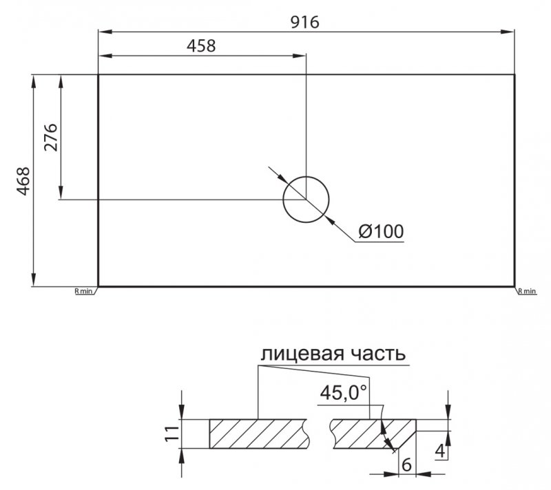 Мебель для ванной BelBagno Kraft 90 см со столешницей Rovere Tabacco