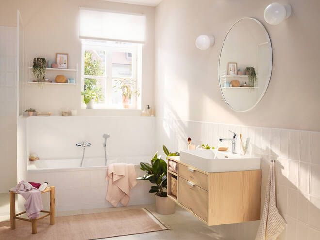 Смеситель для ванны Hansgrohe Rebris S 72440000 хром