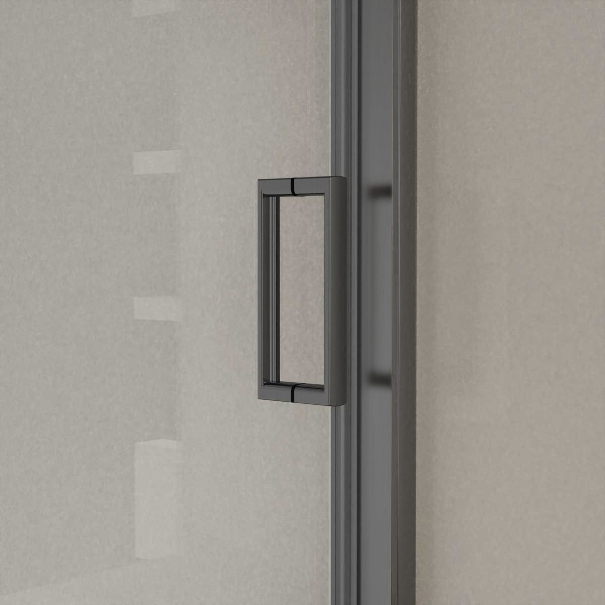 Душевая дверь Vincea City VDS-5CT140CLGM 140x195 вороненая сталь, прозрачная Душевая дверь Vincea City VDS-5CT140CLGM 140x195 вороненая сталь, прозрачная