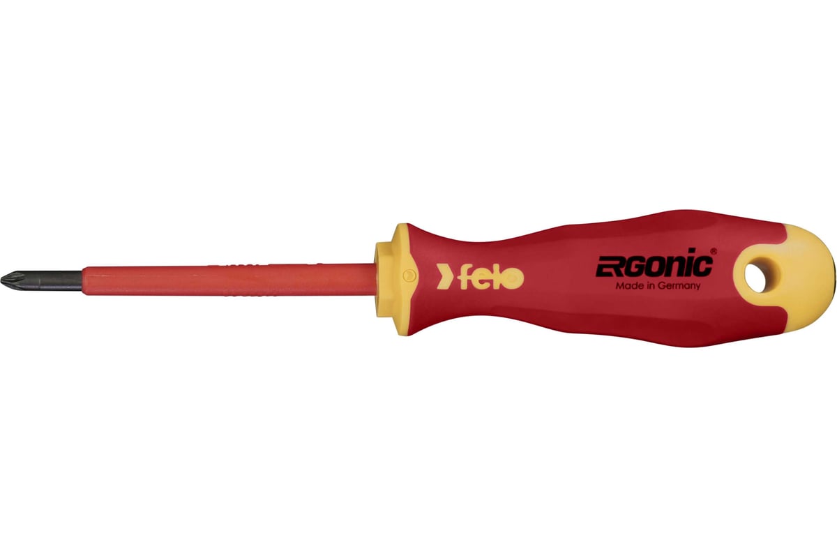 Диэлектрическая крестовая отвертка Felo Ergonic PZ 1X 80 41510290