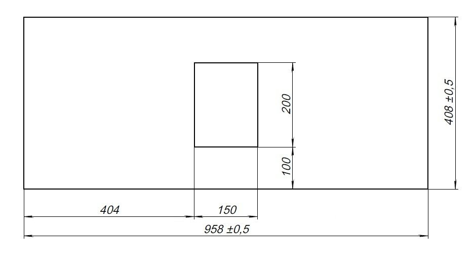 Столешница Allen Brau Priority 100 см graphite, 1.31011.G