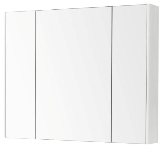 Зеркальный шкаф Акватон Беверли 100 см белый глянец