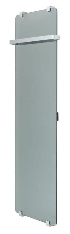 Полотенцесушитель электрический Allen Brau Infinity 160x44 см с рейлингом, серебро браш, 00288922