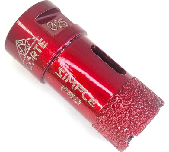 Коронка алмазная CORTE SIMPLE PRO для УШМ M14 25 мм SPB25