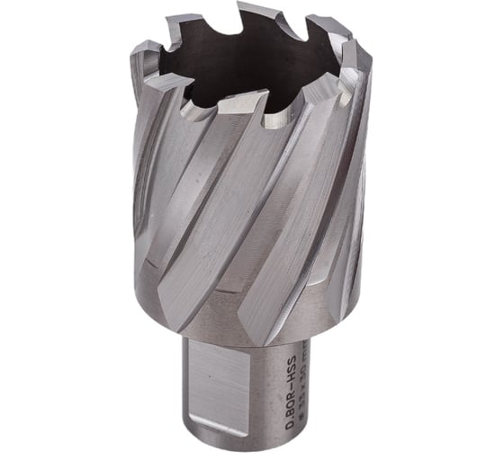 Сверло корончатое HSS по металлу (33х30/63 мм; Weldon 19) D.BOR CD-HSS-030-033-W