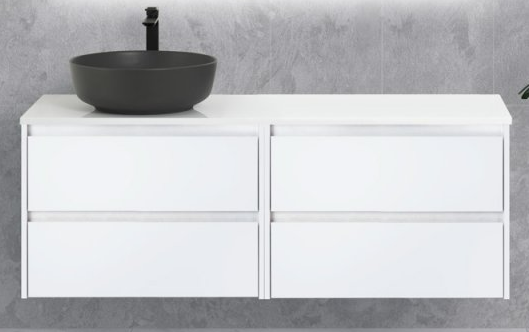 Мебель для ванной BelBagno Kraft 120 см со столешницей Bianco Opaco