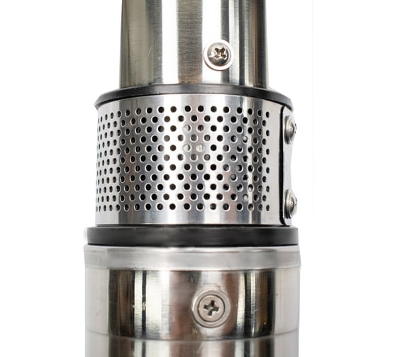 Скважинный многоступенчатый насос Verton DW50/370V (370Вт,Qmax 35л/мин,Hmax 50м,d насоса 76мм, верх.забор) 01.13295.13322