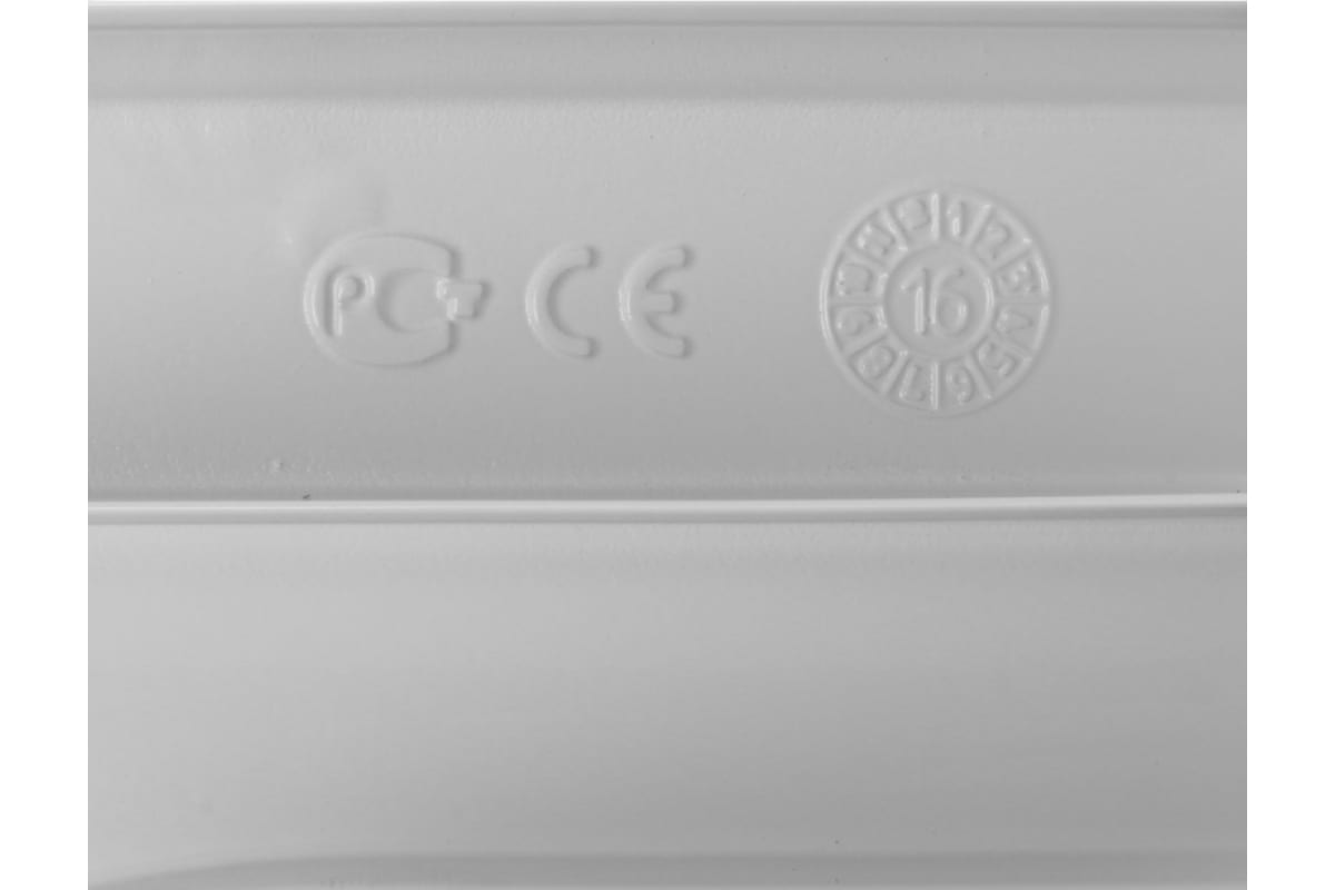 Алюминиевый радиатор Rommer Plus 200 14 секций RAL9016 89993