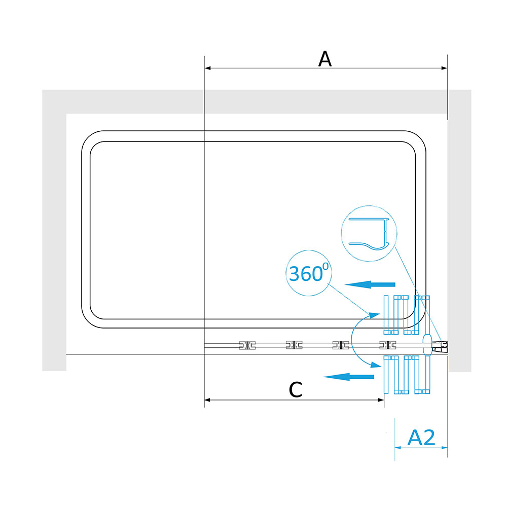 Шторка для ванны RGW Screens SC-22 120x150 см