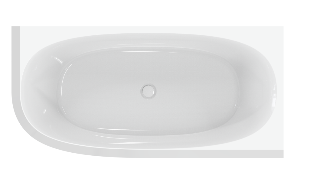 Акриловая ванна Cezares Lux CZR-LUX-CORNER-165-80-58-R 165x80 см белый, R