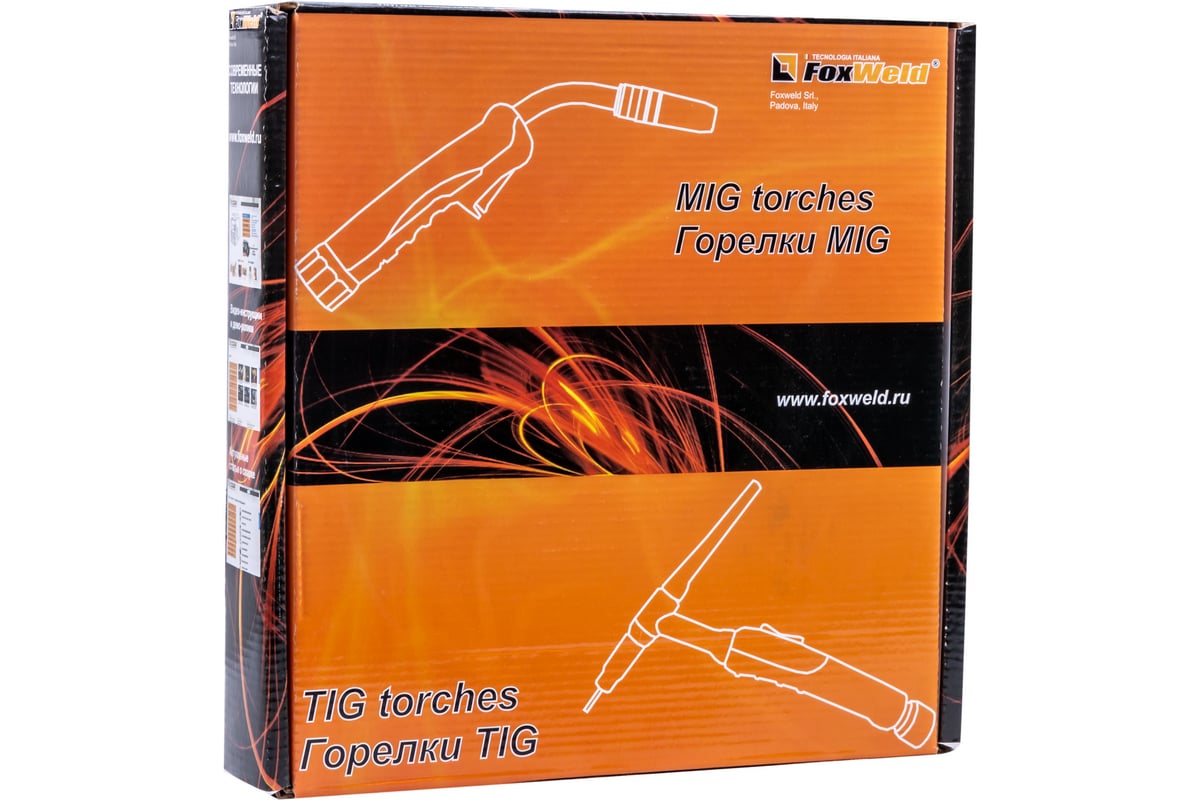 Горелка с кнопкой UnoTIG-17 (4 м; М16) Foxweld 4567
