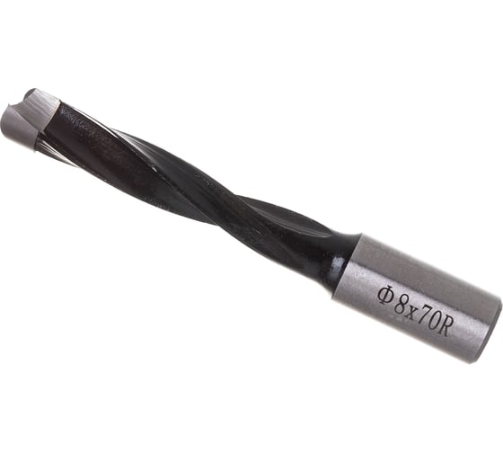 Сверло присадочное усиленное "глухое" (8x70 мм; S=10x20 мм; RH) ROTIS 412.0870R