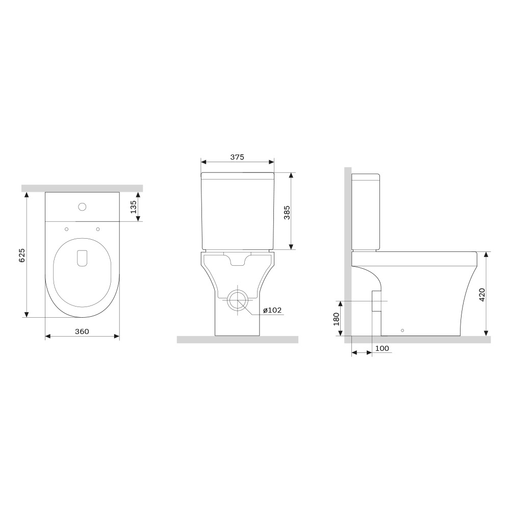 Унитаз-компакт Damixa Skyline DX35C8600SC с сиденьем микролифт