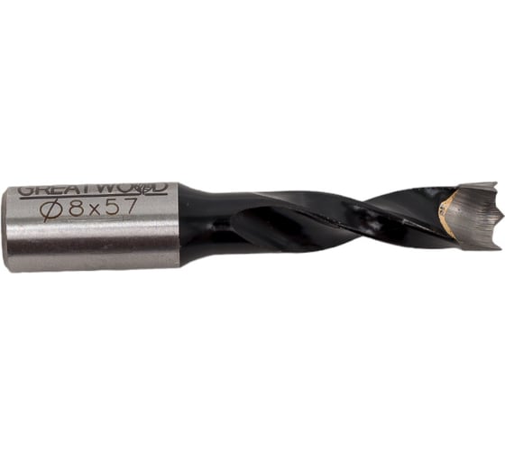 Сверло глухое Премиум HW 8x57 мм, S10x20 мм, RH Greatwood TL00000937