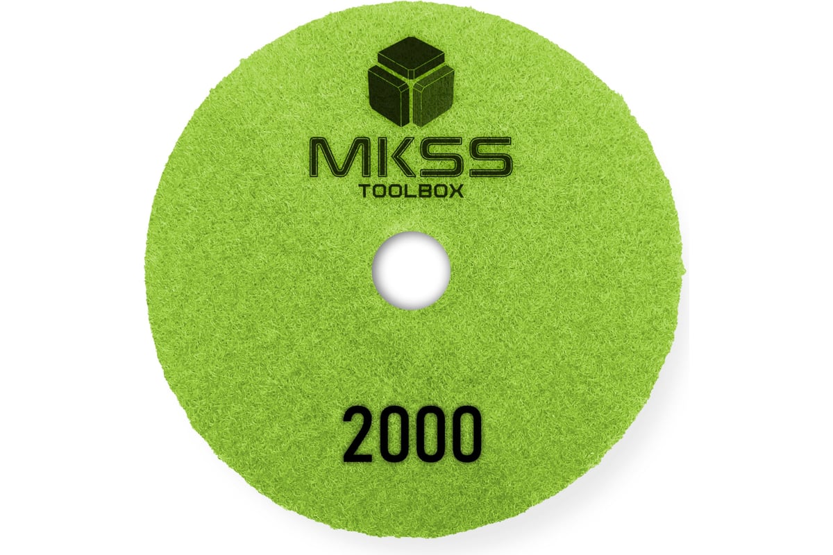 Алмазный гибкий шлифовальный круг MKSS Toolbox MK2604 АГШК Ø100 Р2000 для мокрой полировки MKSS MK26042000