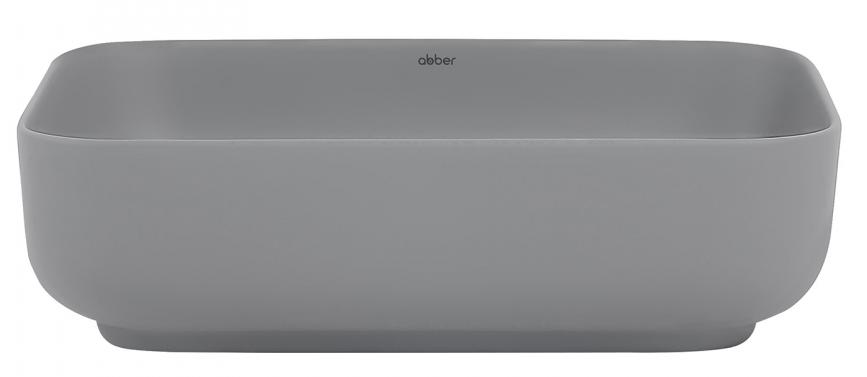 Раковина Abber Rechteck AC2202MG 50 см матовый серый