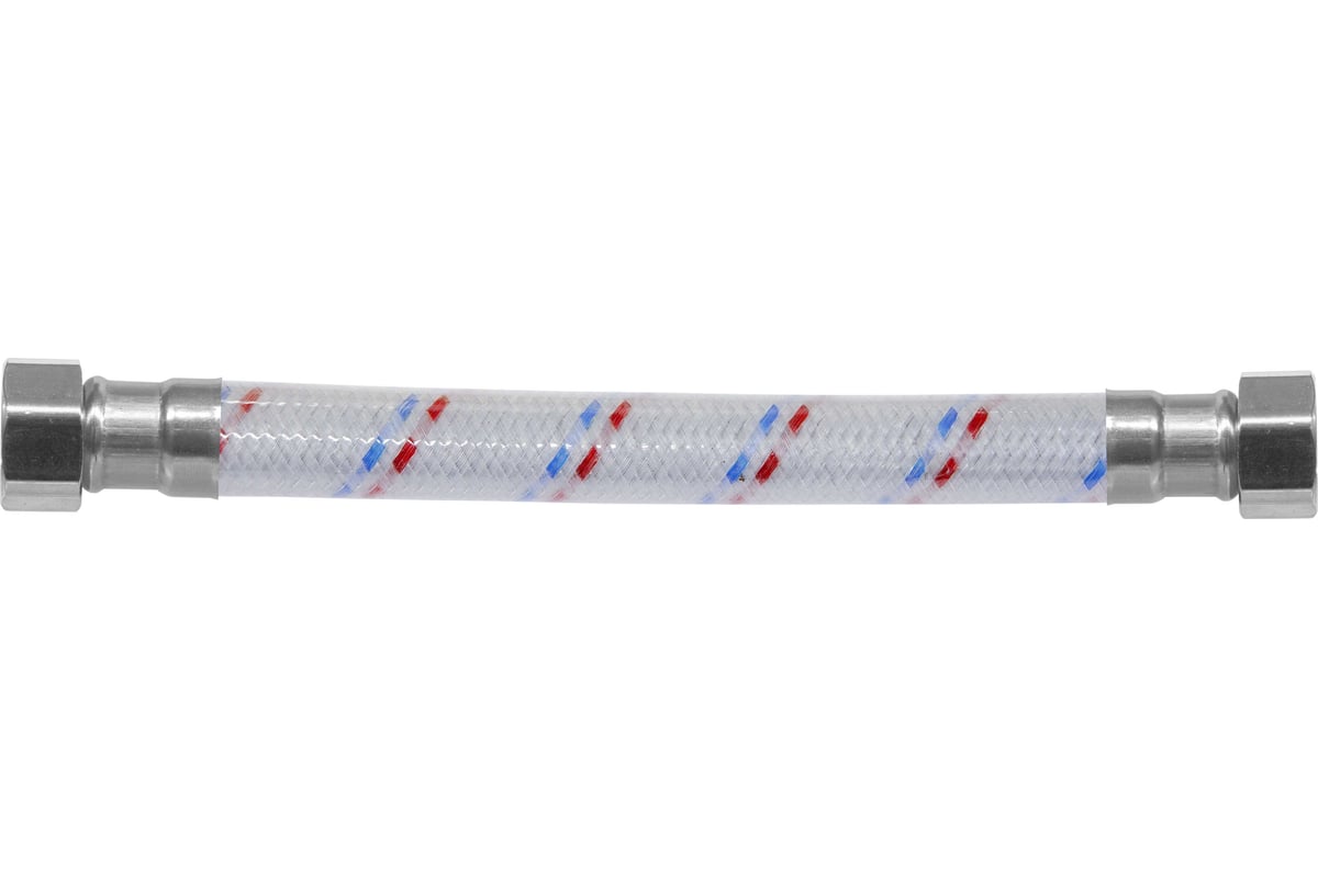 Гибкая подводка для воды ЦС ГИГАНТ 17 нейлон 1/2”Г х 1/2Г L-60 см, штука ГП002297