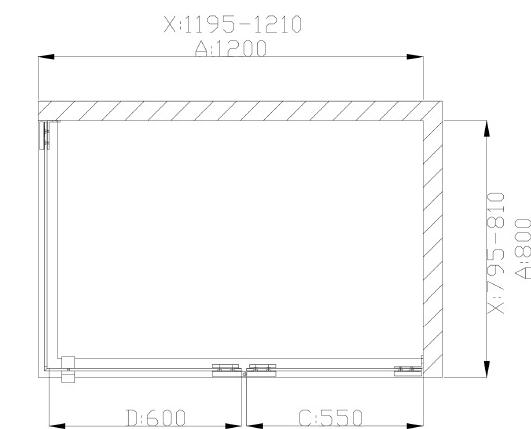 Поддон для душа Grossman Status ST-120QR 120x80 прямоугольный, правый