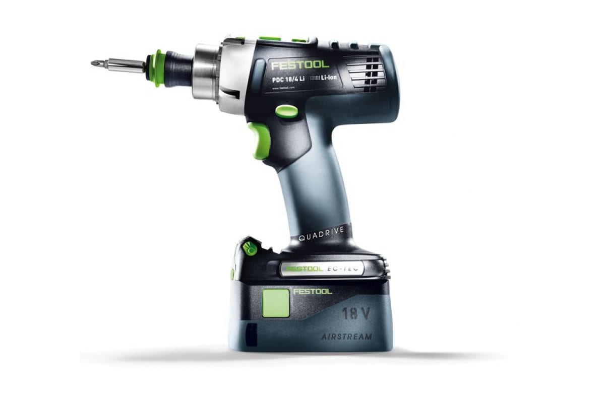 Ударная аккумуляторная дрель-шуруповерт Festool PDC 18/4 Li 5.2-Plus-SCA 574918