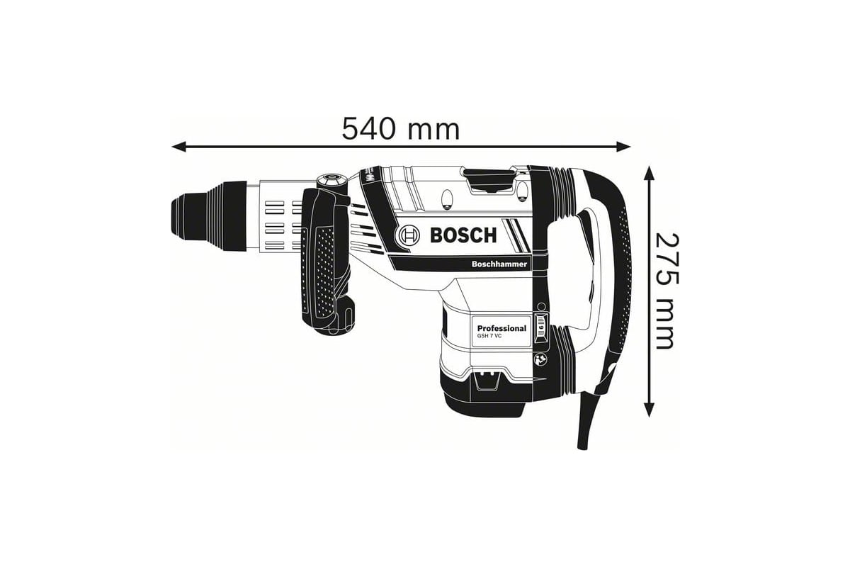 Отбойный молоток Bosch GSH 7 VC 0.611.322.000