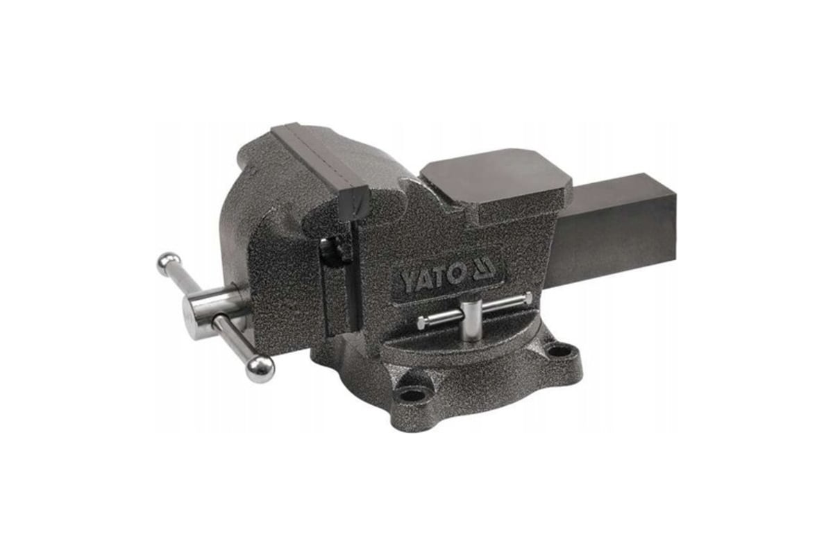 Слесарные тиски Yato 100мм поворотные YT-6501