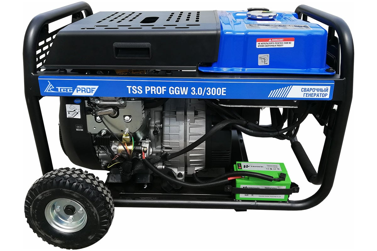 Бензиновый сварочный генератор ТСС PROF GGW 3.0/300E 027659