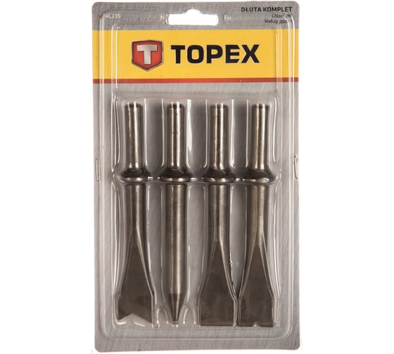 Набор зубил (4 шт.) Topex 74L335