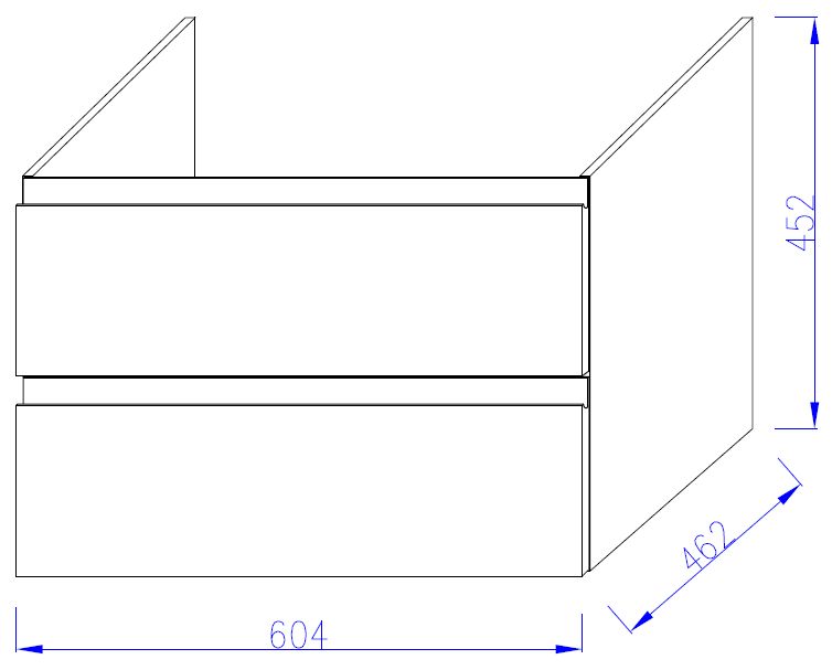 Тумба с раковиной Jacob Delafon Madeleine 60 см