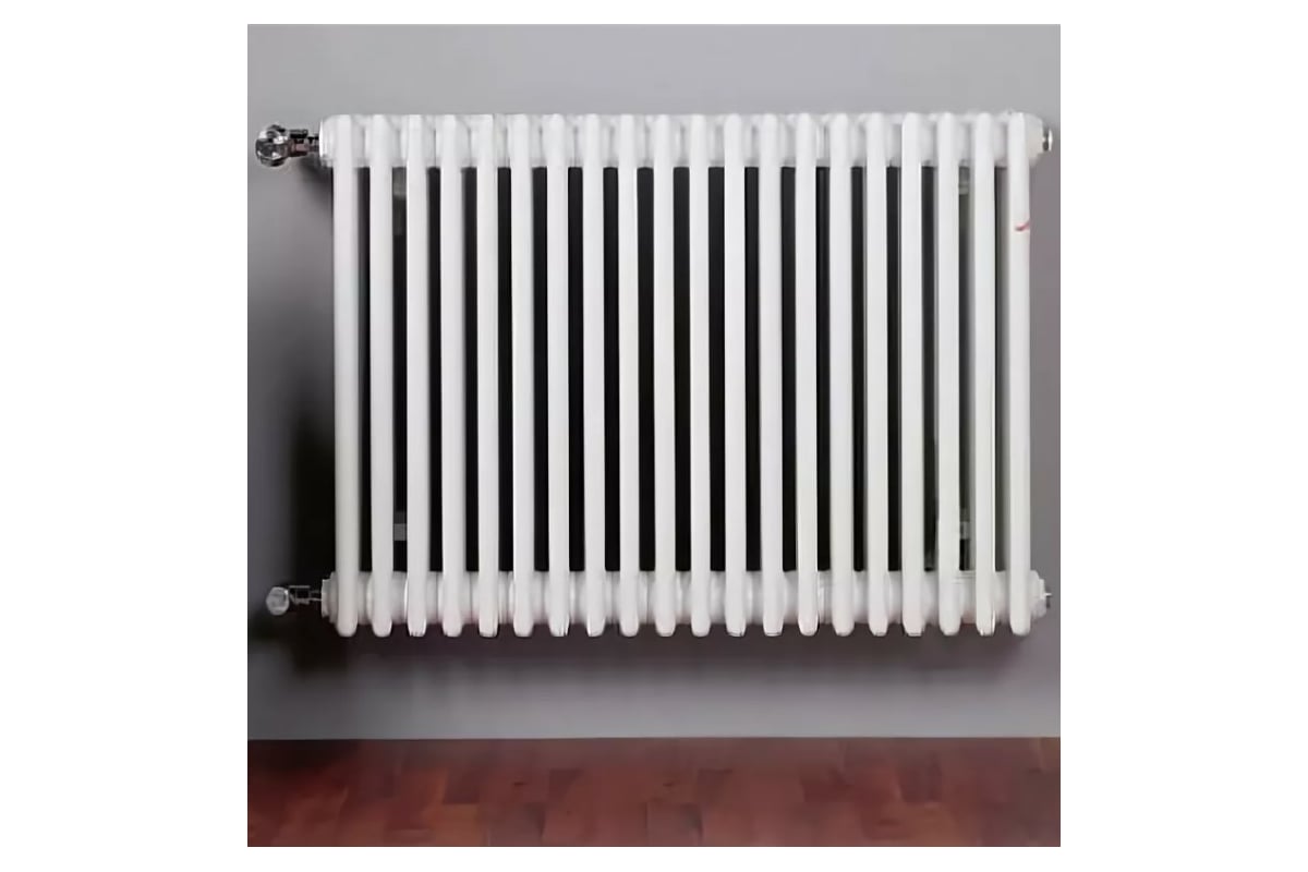 Трубчатый радиатор Zehnder Charleston 3057/26/№1270/RAL 9016, 3/4