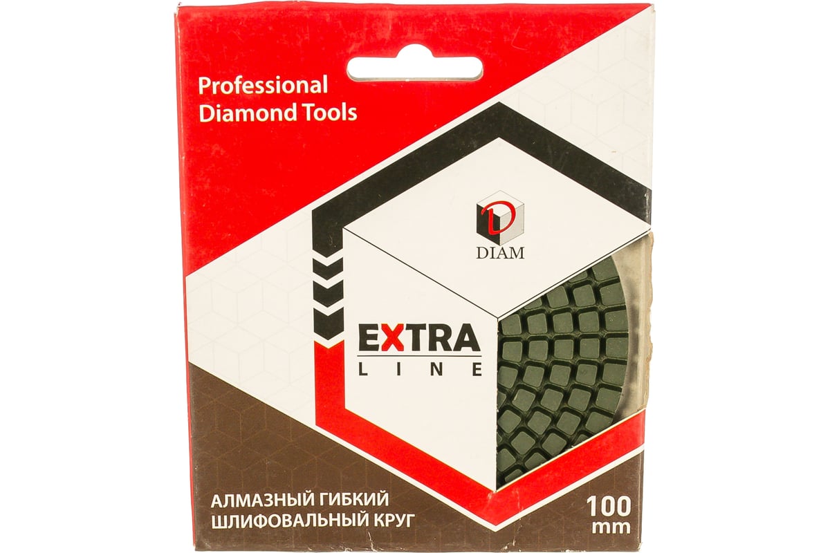 Круг алмазный гибкий шлифовальный Extra Line (100х3 мм; мокрая полировка; №800) Diam 514