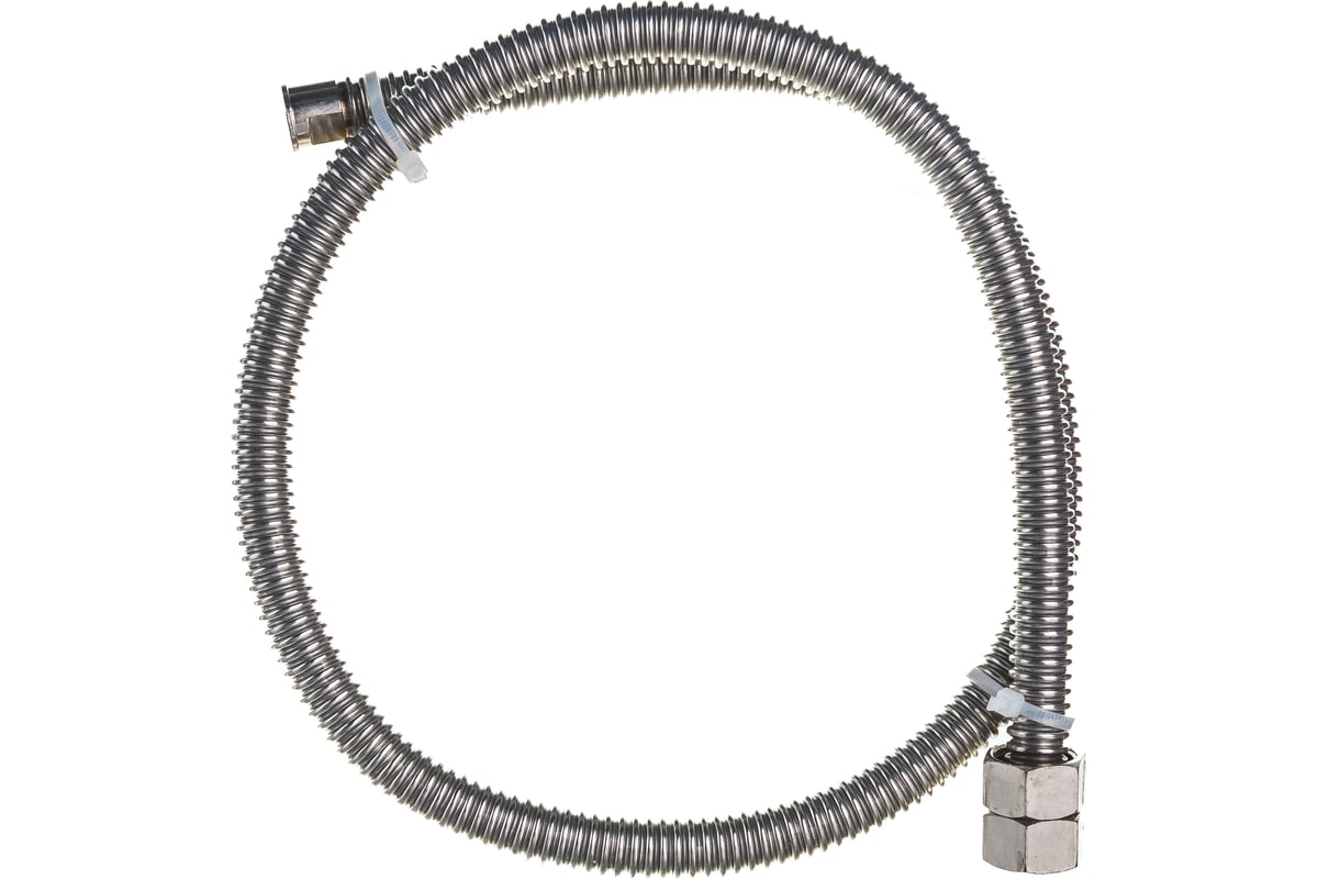 Сильфонная подводка для газа Overcon 1/2", 100 см, в/в ИС.100664 00000000444