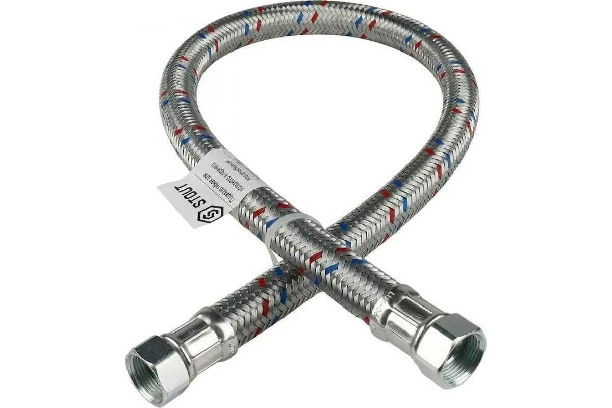 Гибкая подводка для воды STOUT ВР 3/4 х ВР 3/4, длина 200 см SHF-0320-182020 RG008V1OMVJ29M