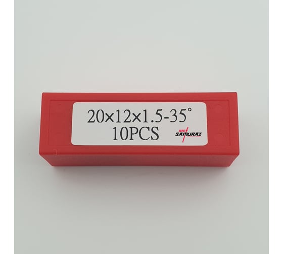 Нож твердосплавный универсальный RED SAMURAI TS 20x12x1,5 (T04F) (10шт.) TPRS0001305