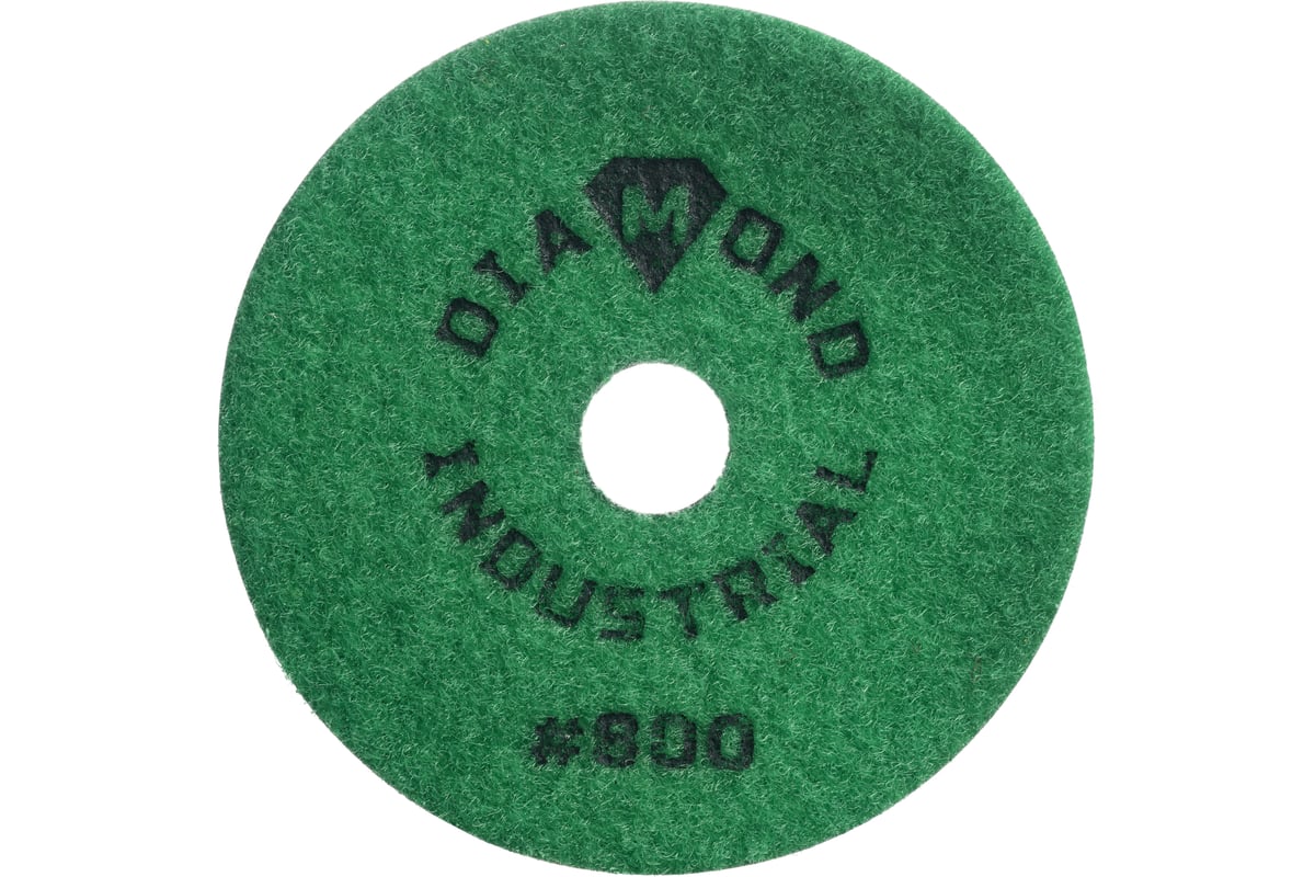 Круг алмазный гибкий шлифовальный Черепашка 100 мм, №800 Diamond Industrial DIDCHSH800