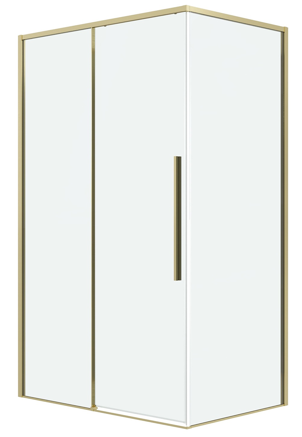 Душевой уголок Grossman Galaxy 120.K33.01.1480.32.00 140x80 прозрачный, золото сатин