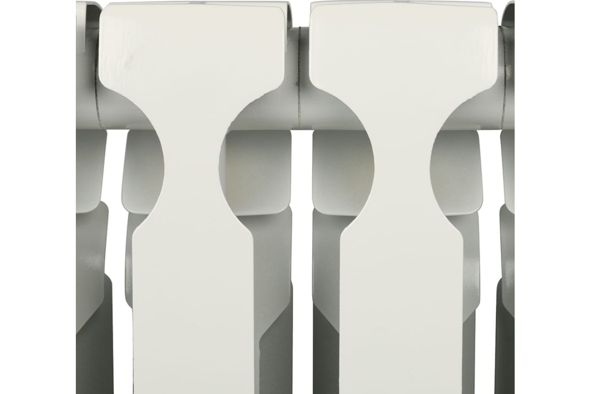 Алюминиевый радиатор Rommer Optima 500 4 секции RAL9016 89556
