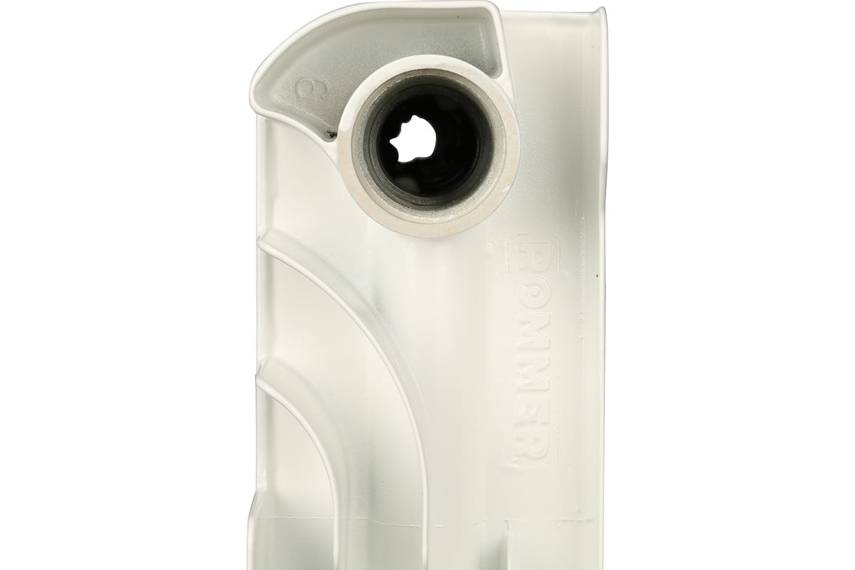 Алюминиевый радиатор Rommer Profi 500 AL500-80-80-100 10 секций RAL9016 82485